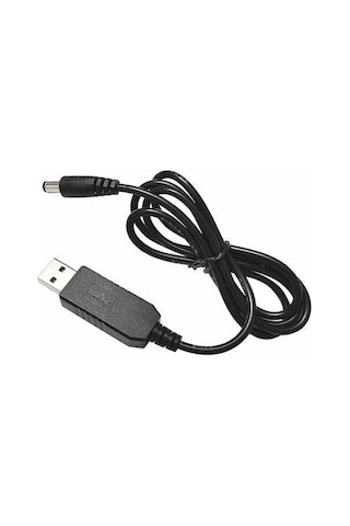 Pazly Usb Güç Adaptörü Kablosu 5v-9v, Dc 5.5x2.1, 1m Uzunluk, Usb'den Dc Dönüştürme, Güç Bağlantı