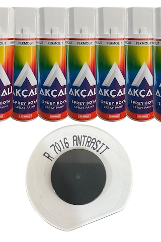 Sprey Boya Akçalı Alüminyum,ahşap,plastik,demir,metal Sprey Boyama 400 Ml 7016 Antrasit