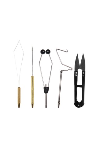 Mufunye 5 Veya 6 Parçalık Profesyonel Balık Olta Aksesuar Seti - Bobbin İğnesi, Makas Ve Daha Fazlası