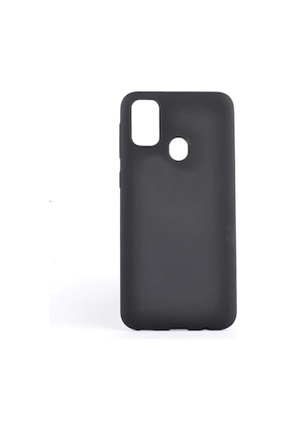 Noktaks Samsung Galaxy Uyumlu M21 Kılıf Mat Soft Premier Silikon Kapak Siyah T14573