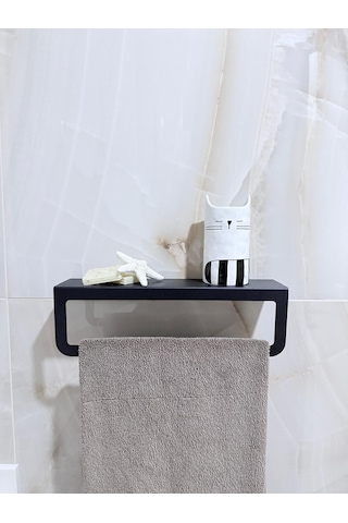 Metal Siyah Havluluk Modern Paslanmaz Çelik Havluluk