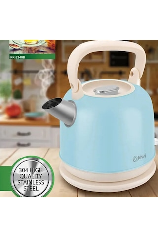Kiwi KK-3340R Paslanmaz Çelik Retro Su Isıtıcı