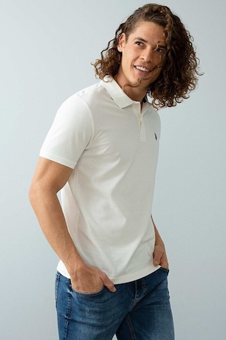 U.S. Polo Assn. Erkek Polo Yaka T-shirt Bej