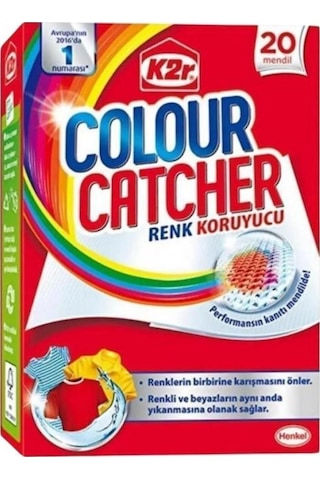 K2r Colour Catcher Renk Koruyucu 3x20'li 60 Mendil