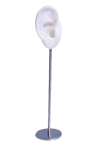 Homyl Küpe Ekran Standları Kulak Şekilli Damızlık Tutucu Beyaz