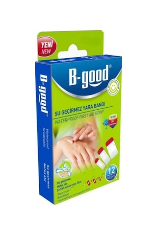 B-good Su Geçirmez Yara Bandı 12 Adet