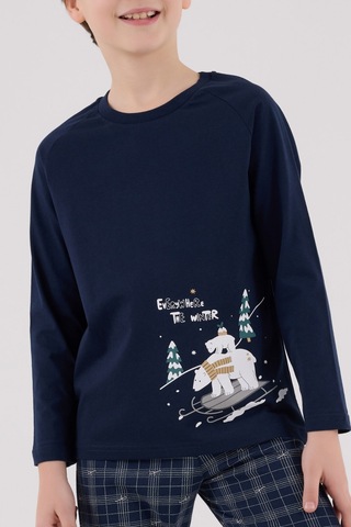 Arnetta Erkek Çocuk Lacivert Pijama Takımı 5274-48490 Lacivert