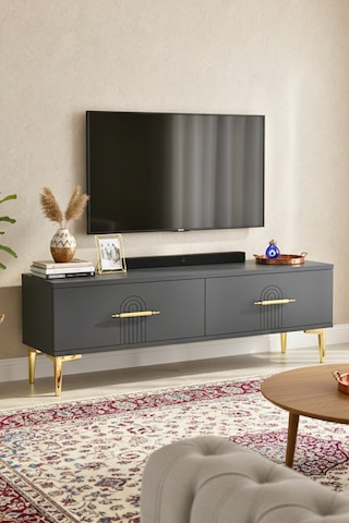 Tsa1215a - İdatv120 Tv Stand, Tv Sehpası Antrasit 120cm