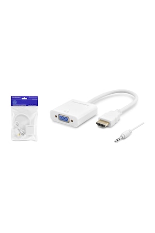 HDX2019 ÇEVİRİCİ HDMI TO VGA + SESLI