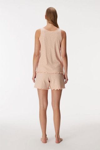 Anıl Kadın Askılı V Yaka Dantel Detaylı Şort Pijama Takım SOMON