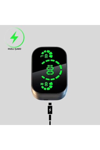 Kablosuz Kulak İçi Bluetooth Kulaklık Dokunmatik Kontrol Ve Led Şarj Ekranı 00