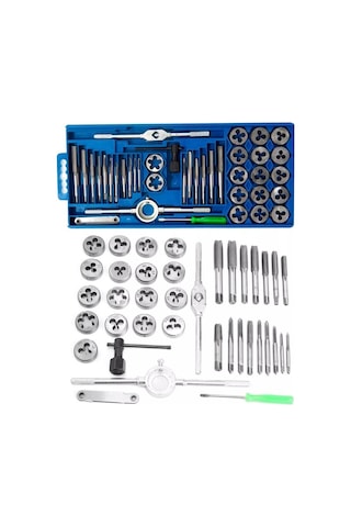 Valkyrie 40 Parça Klavuz Pafta Seti Metrik Set M3-m12 Arası 40lı Takım