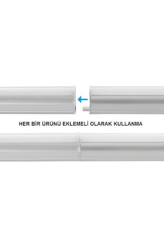 Cata Ct-2467 8 Watt T5 Led Ince Tüp Eklenebilir Anahtarlı Armatür (408149483) Beyaz