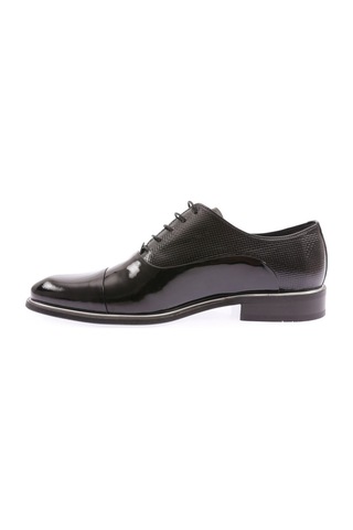 Dgn 2536 Erkek Neolit Taban Smokin Ayakkabı 2536-1591-R1645 Siyah