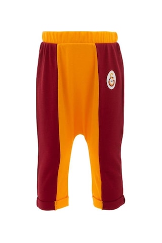 Galatasaray Orijinal Lisanslı Bebek Eşofman Altı Sarı - Kırmızı