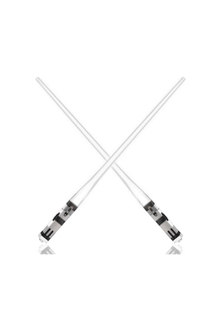 Valkyrie 8 Parça Led Işıklı Chopstik Işık Kılıcı Yemek Çubukları Star Wars Tema Çöpstik Çok Renkli