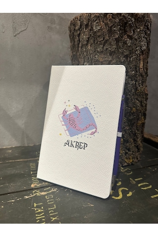 Beyaz Termo Deri Defter