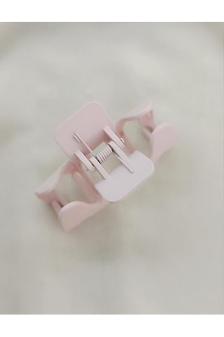 Mandal Toka Saç Aksesuarı 9 Cm İthal Ürün Saç Tokası Renk Açık Pembe 23469460