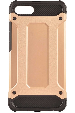 Noktaks - Asus Zenfone 4 Max Zc554kl Uyumlu - Kılıf Çift Katman Koruyucu Crash Military Tank Kılıf - Gold Gold