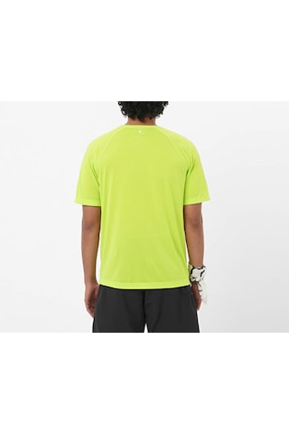 Salomon Shakeout Core Ss Tee Erkek Koşu Tişörtü Lc2778800 Yeşil