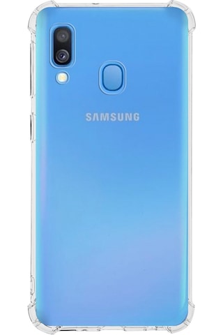 Samsung Uyumlu Galaxy A40 Kapak Silikon Köşe Korumalı Antishock Airbag Şeffaf Kılıf