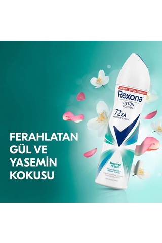 Rexona Shower Fresh 72 Saat Kadın Sprey Deodorant 6 x 150 ML