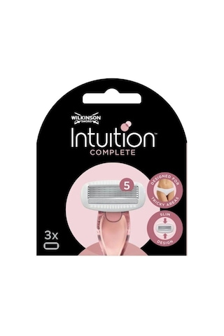 Wilkinson Sword Intuition Complete Kadın Tıraş Bıçağı Kartuşu 5 Bıçaklı 3 Yedek Kartuş