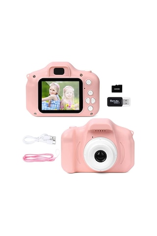 River World Pembe Renkte Fotoğraf Makinesi Mini Boy