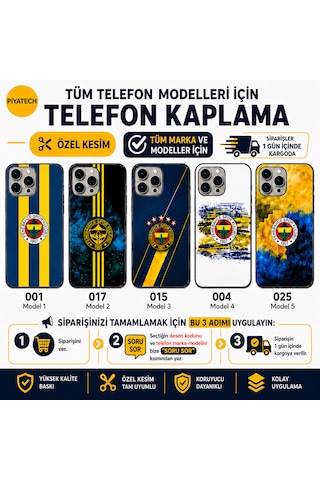 Taraftar Telefon Kaplaması Tüm Modeller Için Sipariş Sonrası Telefon Modelinizi Ve Desen Kodu Iletiniz