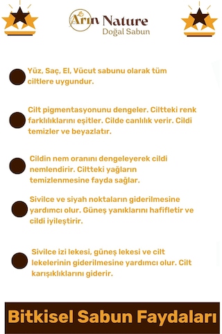 Sabun %100 Doğal Güzel Kokulu El Yüz Saç Cilt Vücut Orijinal Bitkisel Acı Badem Sabun 120g - 9 Adet Karışık
