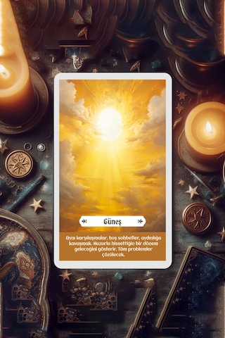 Pia Tarot Kehanet Destesi, Açıklamalı 47 Kart Kutulu Set