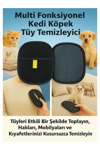 Kedi Köpek Tüy Toplayıcı Halı, Kıyafet, Koltuk Için Pratik Temizleme Eldiveni-yıkanabilir