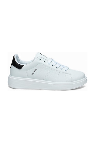 Wickers Trendyshose Wcs-2977 Anatomic Rahat Poli Taban Hafif Unisex Spor Ayakkabı Beyaz Siyah