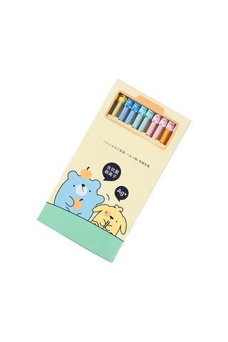 5 Çift Karikatür Çubuk Sevimli Hayvan Tarzı Kaymaz Taşınabilir Çubuk Seti Ev Okulu İçin Diğer