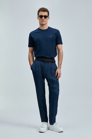 Lufian Erkek Bran Modern Grafik T-shirt 111020262 Lacivert Lacivert
