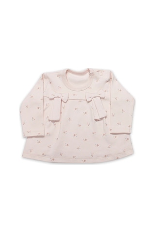 Bistyle Grow İn Love 2'li Bebe Takım 14102 Pembe Ekru