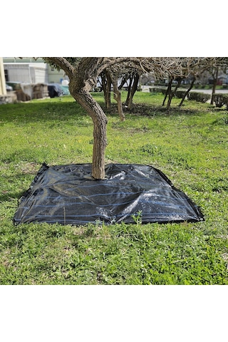 1,5x1,5 Metre Ağaç Koruma Örtüsü Ve Sabitleme Çivisi Yer Örtüsü Yabani Ot Engelleme Paspası Ağaç Dibi Bezi Sulzer Kumaş