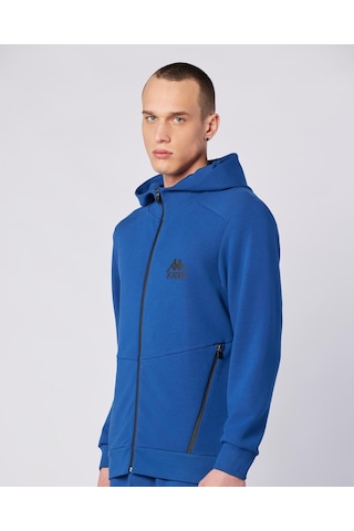 Kappa Fabio Full Zip Erkek Dark Tone Regular Fermuarlı Eşofman Üstü