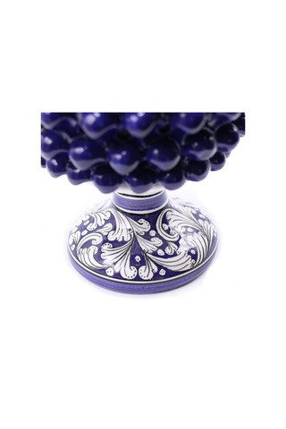 Dekoratif Kozalak Büyük Boy Mavi