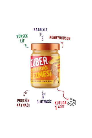 Züber Ballı Yer Fıstığı Ezmesi 315 G