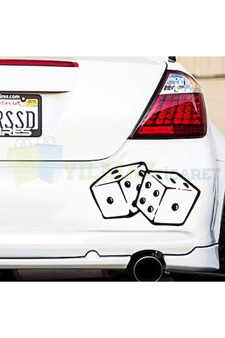 Zar Araba Oto Sticker Bagaj Tampon Araç Etiket Yapıştırma