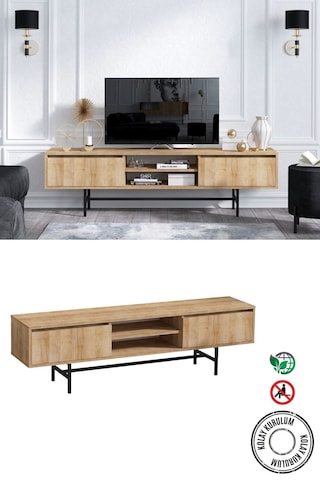 Decormet Matias Tv Sehpası Safir Meşe Diğer