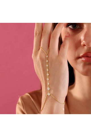 925 Ayar Gümüş Boy Geçişli Şahmeran Altın