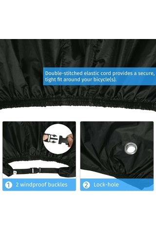 Ranyeek Su Geçirmez Bisiklet Örtüsü - Kilit Delikli, Uv Koruma, 29"e Kadar Uyumlu Kamuflaj Kırmızı