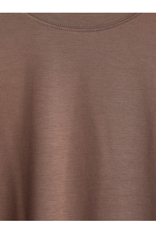 Lcw Vision Kahverengi Soft Touch Oversize Kadın Sweatshirt