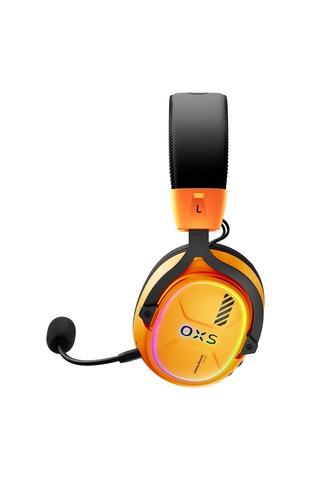Oxs Storm G2 Turuncu Rgb Ps5 Uyumlu 7.1 Virtual Surround Kablosuz Gaming Kulaklık