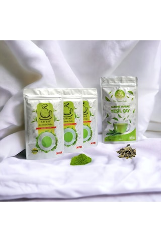 En Yeşil Çay Karadeniz Matcha Çayı 3 x 50 G + Gurme Yaprak Yeşil Çay 50 G