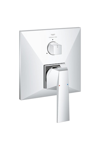 Grohe Allure Brilliant 24340000 Tek Kumandalı Üç Yönlü Banyo Bataryası Gümüş