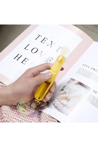 Liangmei Sevimli Mini Fan Kipas Taşınabilir El Katlama Başucu