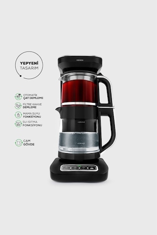 Karaca Çaysever Robotea Pro 4 In 1 Konuşan Cam Çay Makinesi